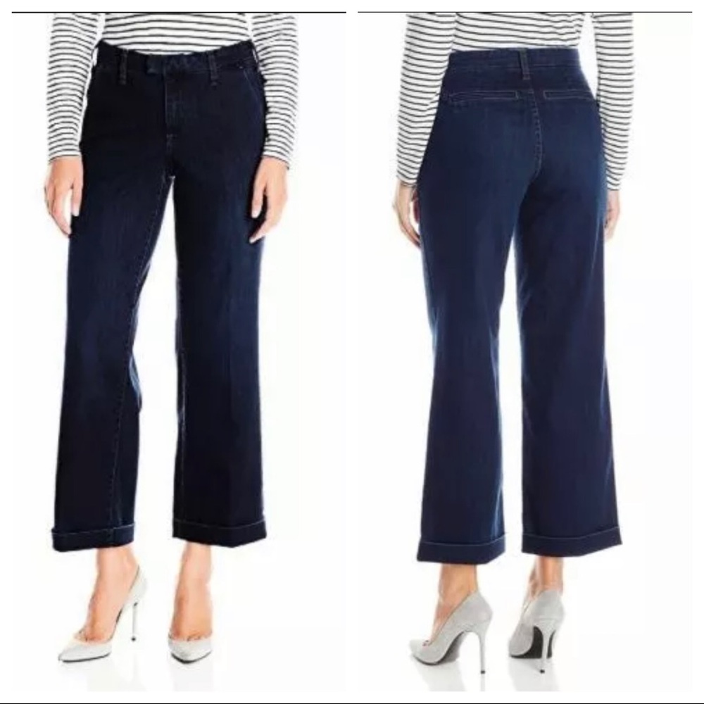 NWT Women’s NYDJ Mila Wide Leg Ankle Jeans